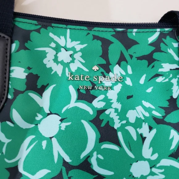 Kate Spade Mel Packable Tote Green Multi